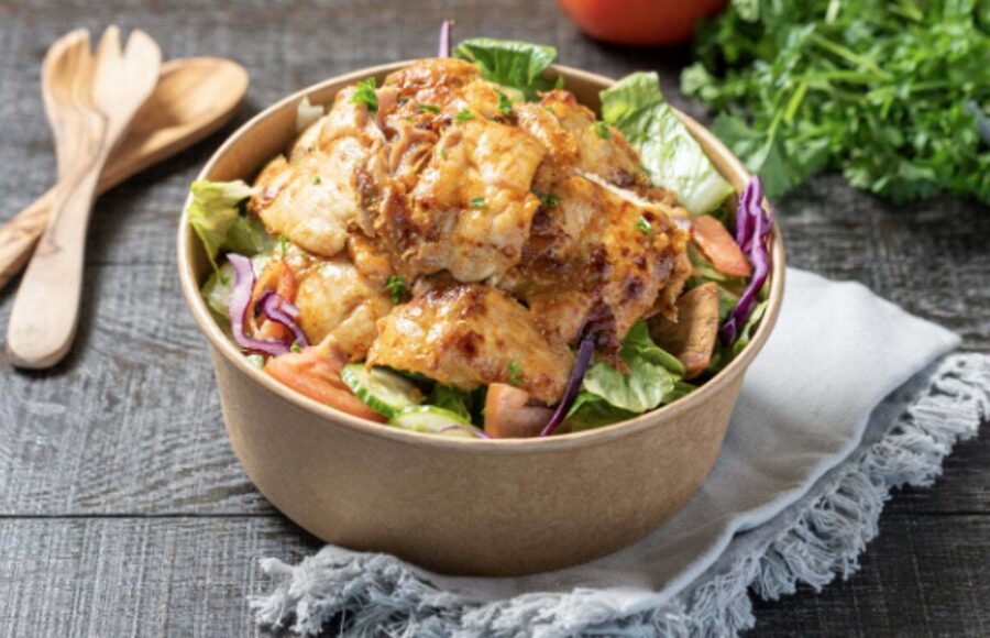 Chicken Over Salad